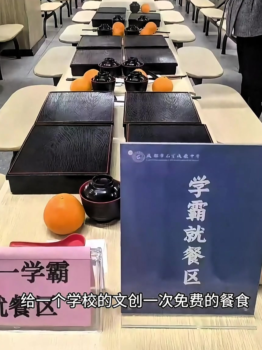 "食堂惊现‘学霸套餐’！学生边吃饭边背单词成新风尚"