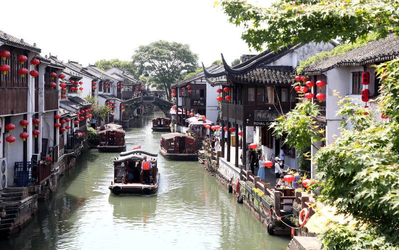 苏州山塘街：避开人流的古街角落