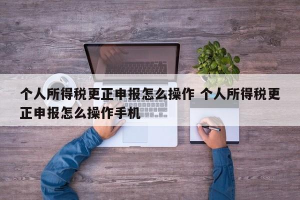 个人所得税更正申报怎么操作 个人所得税更正申报怎么操作手机