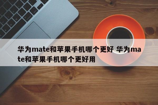 华为mate和苹果手机哪个更好 华为mate和苹果手机哪个更好用